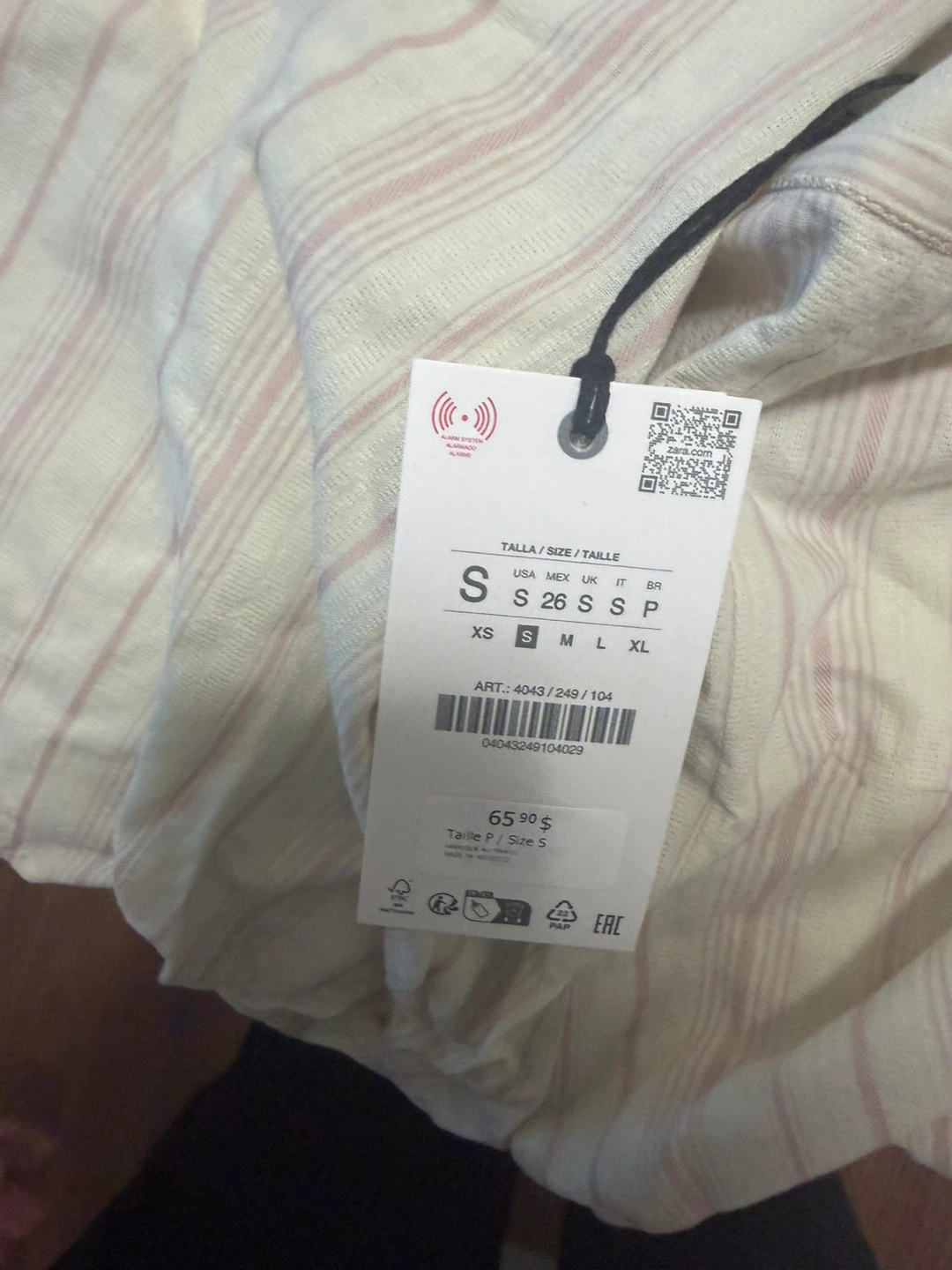 Zara Striped Shorts Size S - photo 4