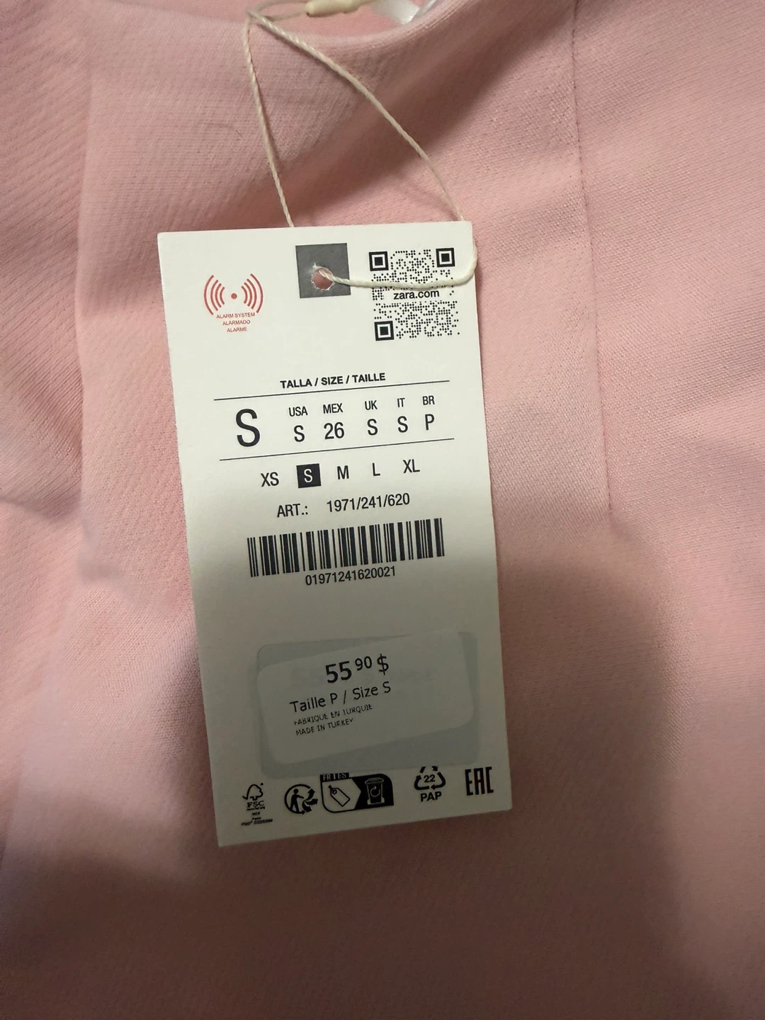 Zara Pink Shorts Size S - photo 2
