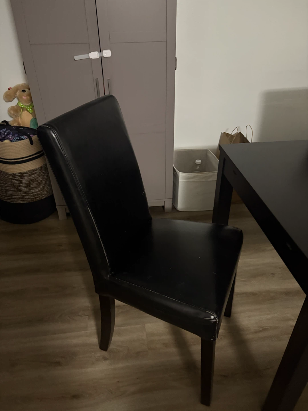 Black Dining Table and Chairs Set - photo 3