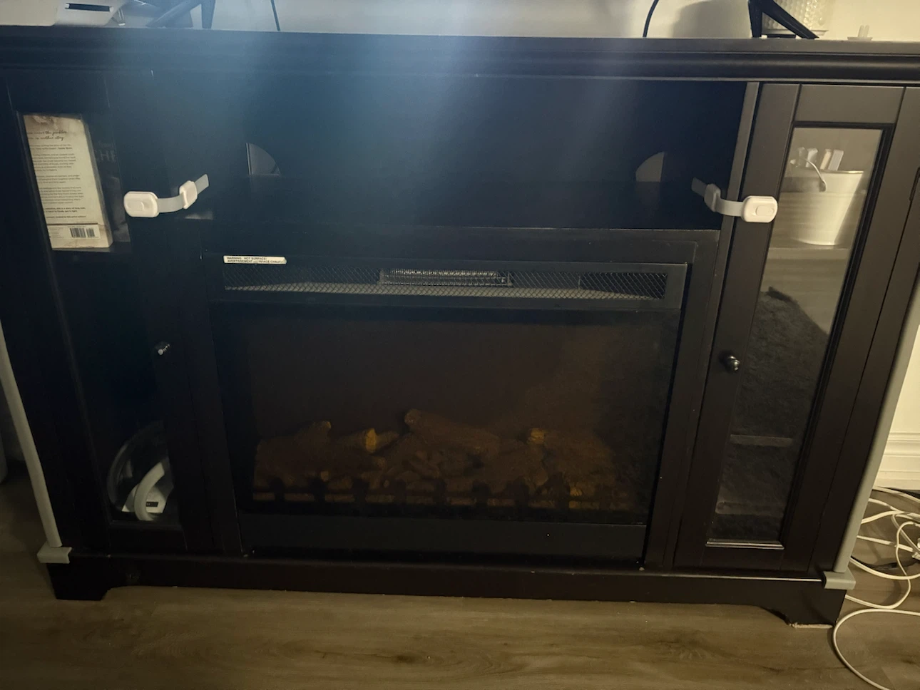 Electric Fireplace Media Console