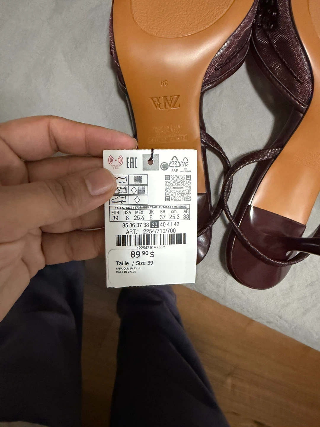 Zara Pointed Heels Size 39 - photo 3