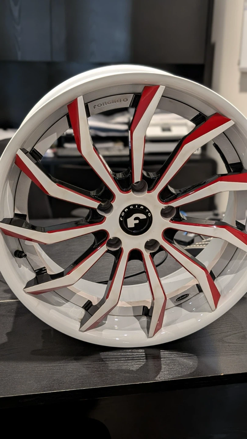 Authentic Forgiato forged wheel set