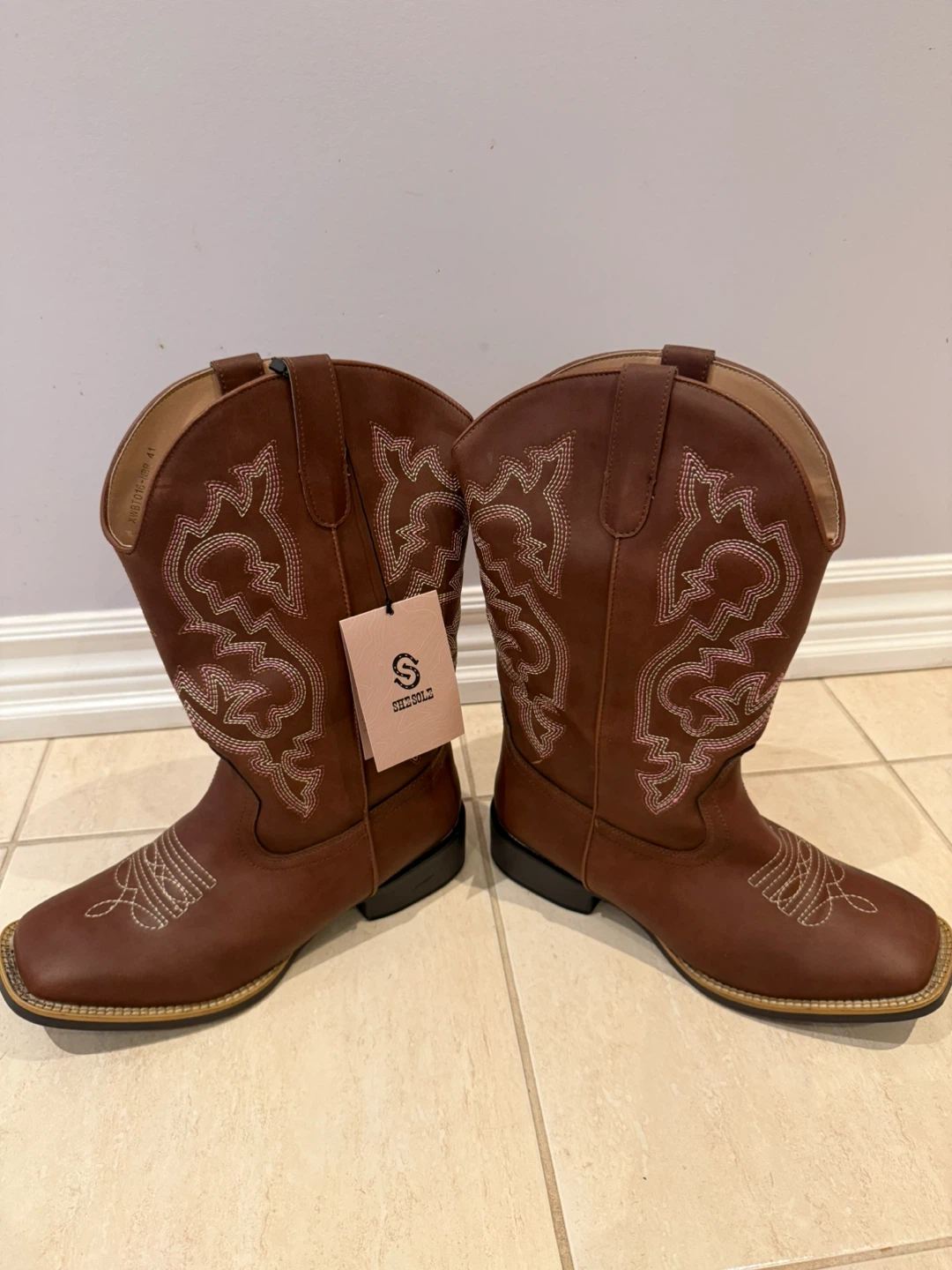 SheSole Brown Cowboy Boots - photo 3