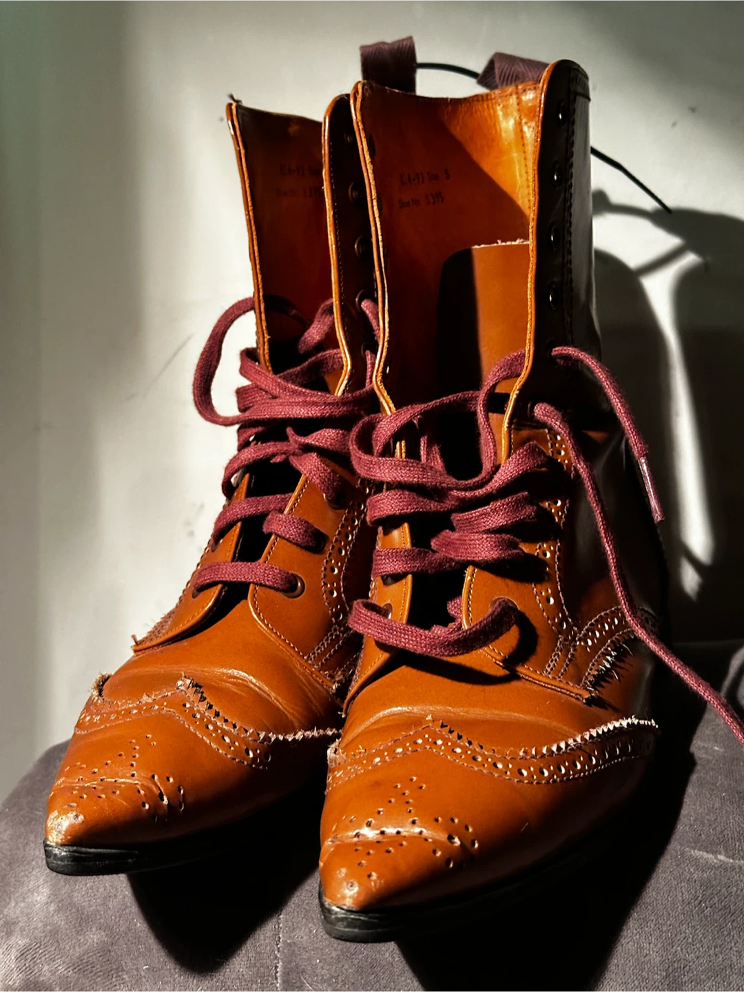 Vintage 1989 John Fluevog Made in England Boots - UK 5