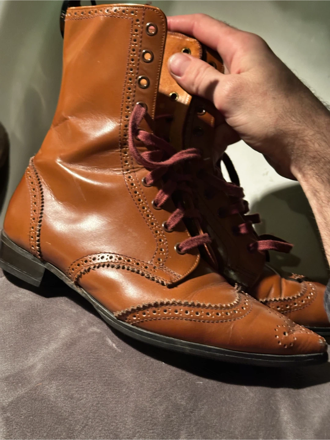 Vintage 1989 John Fluevog Made in England Boots - UK 5 - photo 3