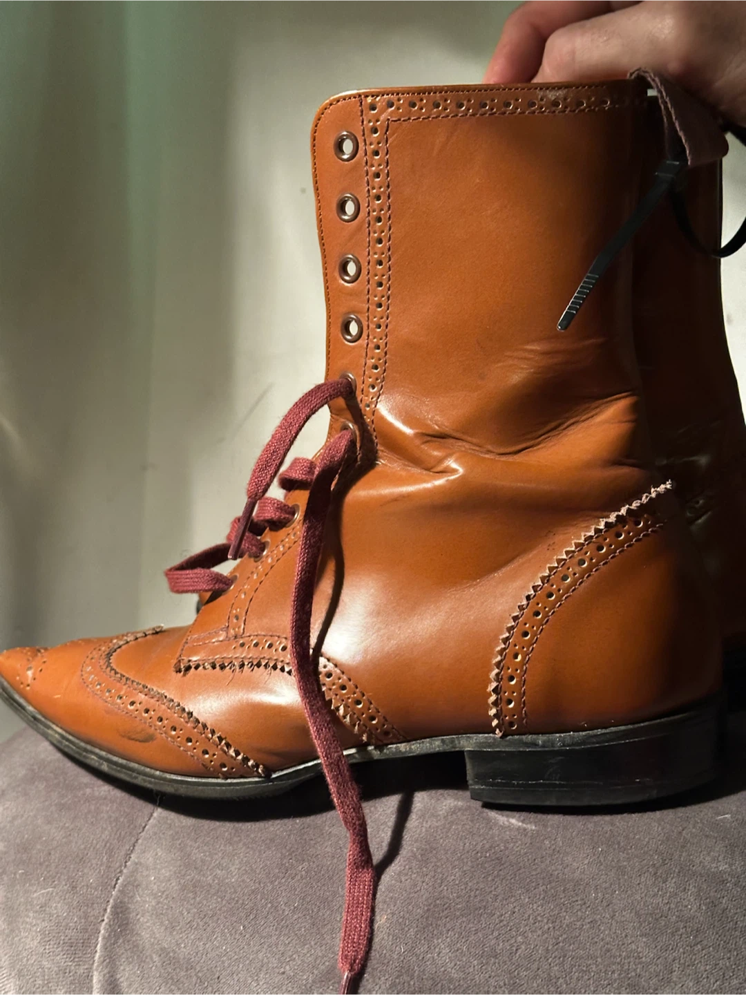 Vintage 1989 John Fluevog Made in England Boots - UK 5 - photo 5