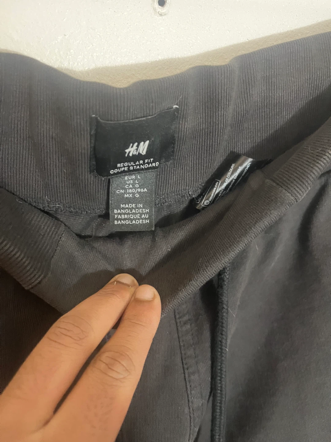 H&M Black Jogger Shorts - Size Large - photo 3