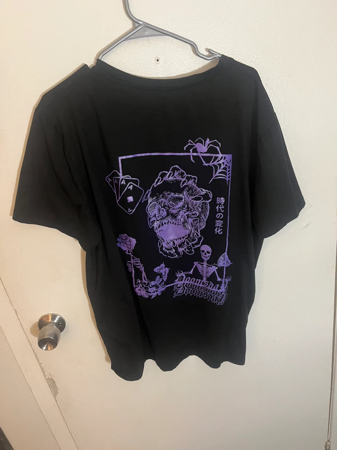 Black Graphic T-Shirt XXL
