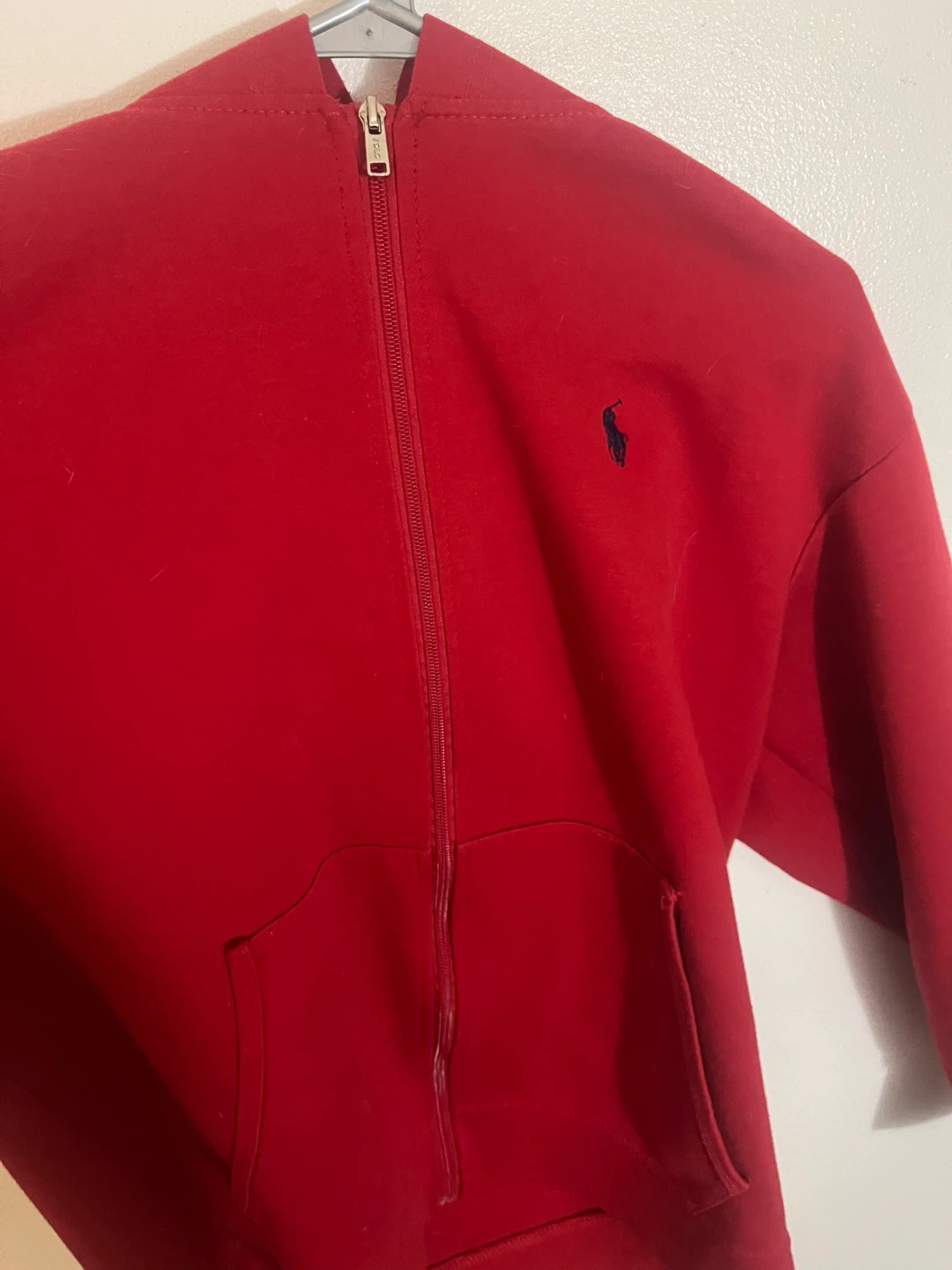 Polo Ralph Lauren Red Zip-Up Hoodie size XL - photo 2