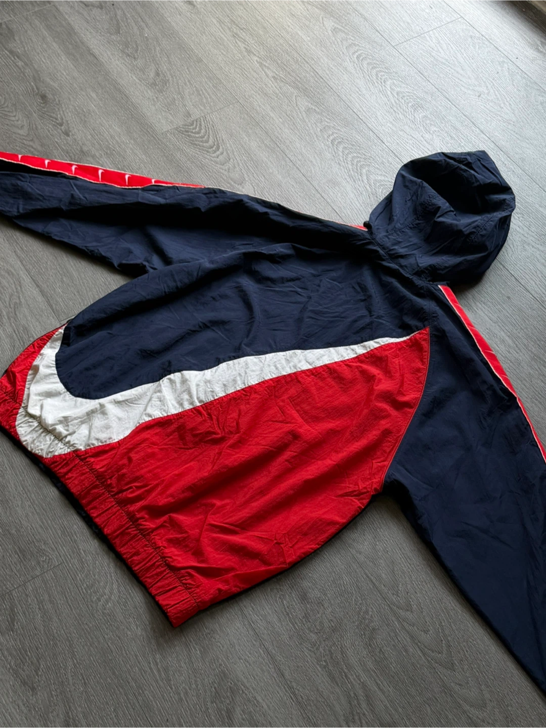 Nike Navy Blue and Red Windbreaker - photo 2