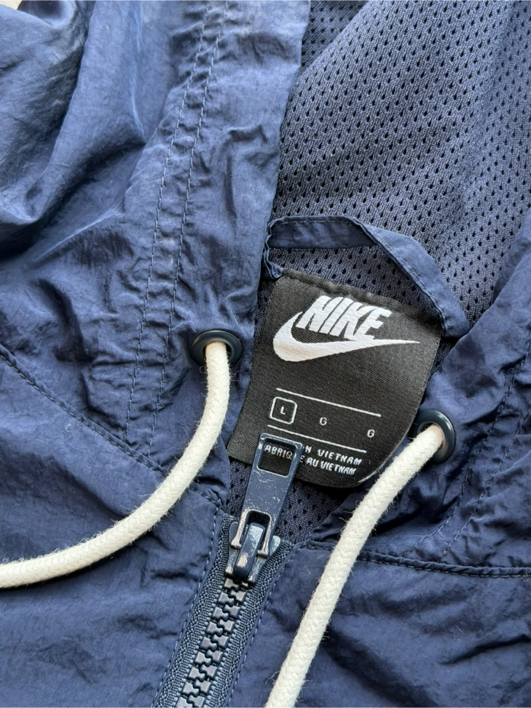 Nike Navy Blue and Red Windbreaker - photo 3