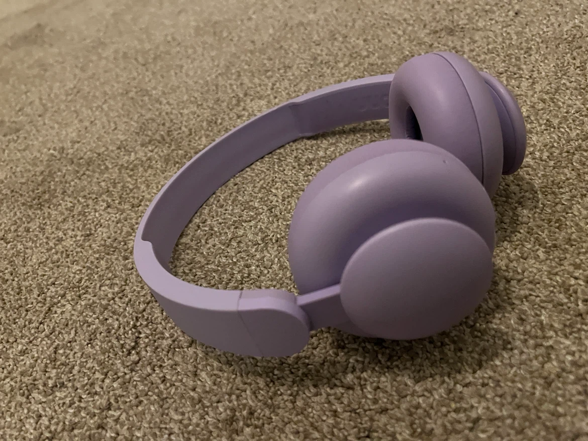 Onn Light Purple Wireless Headphones
