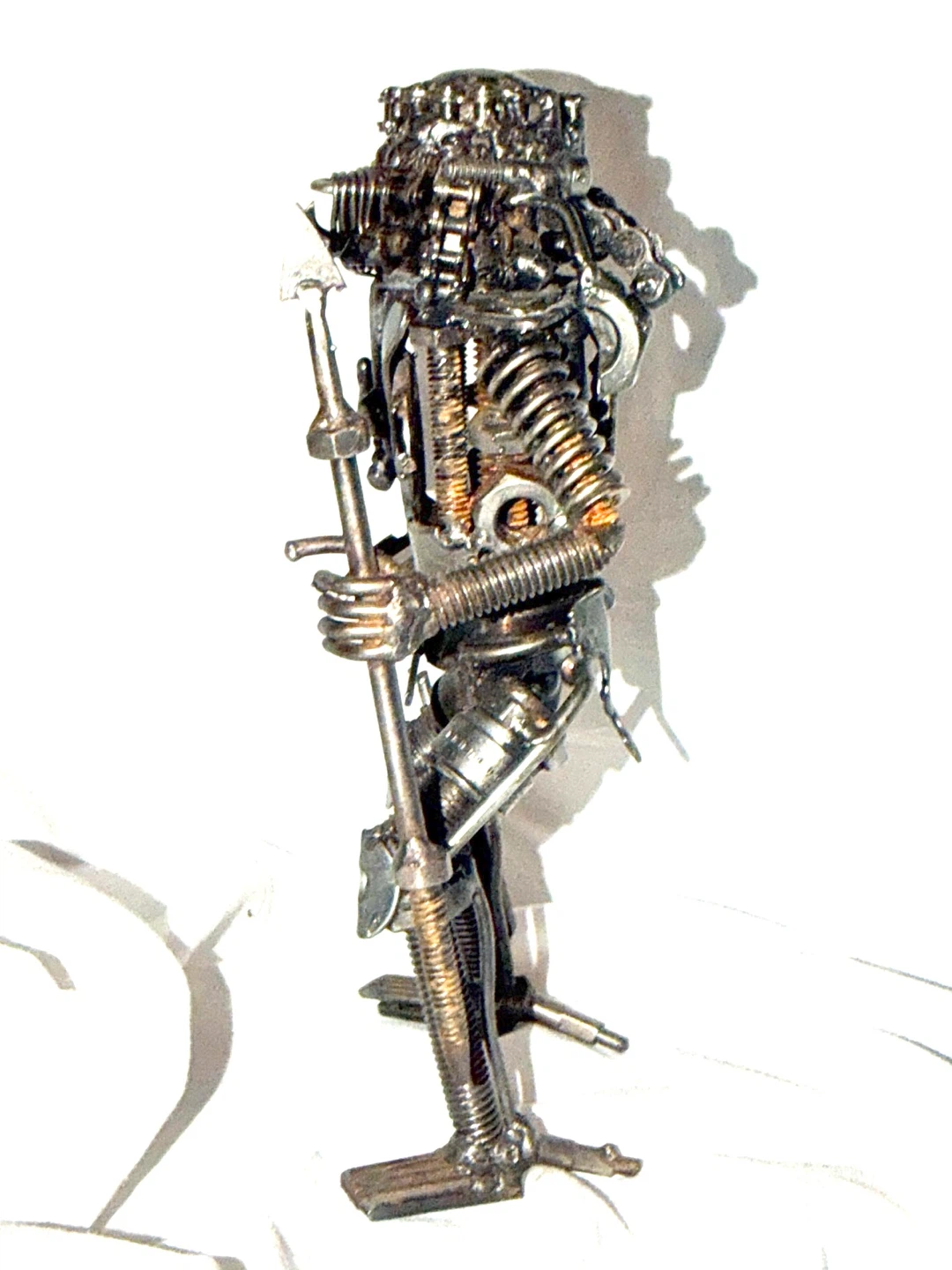 Handmade Metal Scrap Predator Sculpture metal park collectible - photo 3
