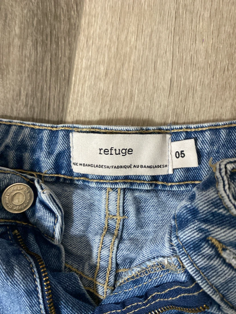 Refuge Denim Culotte Shorts Size 05 - photo 2