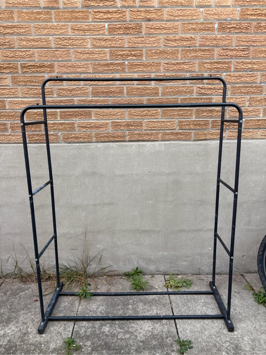 Black Metal Clothing Rack
