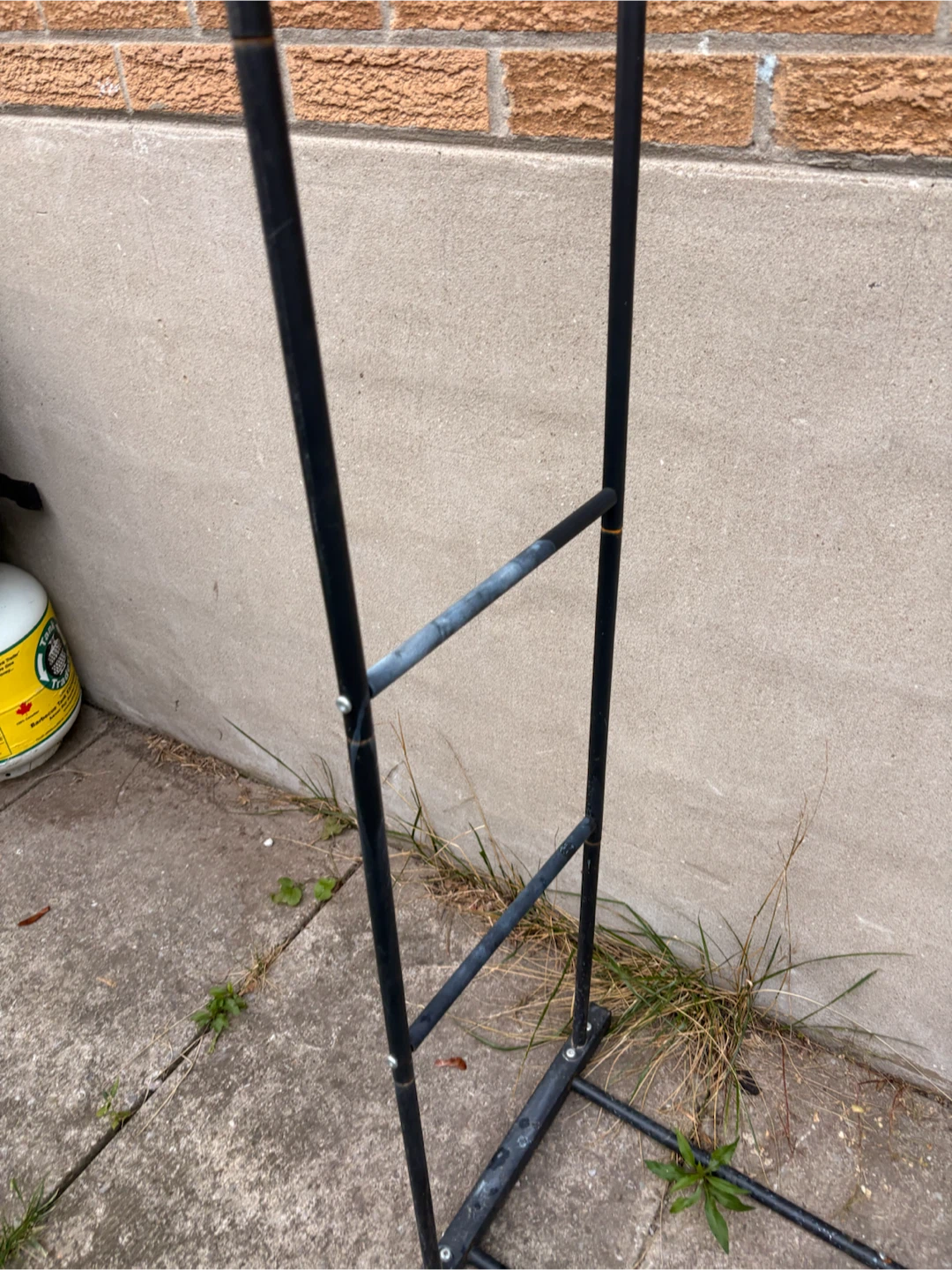 Black Metal Clothing Rack - photo 2