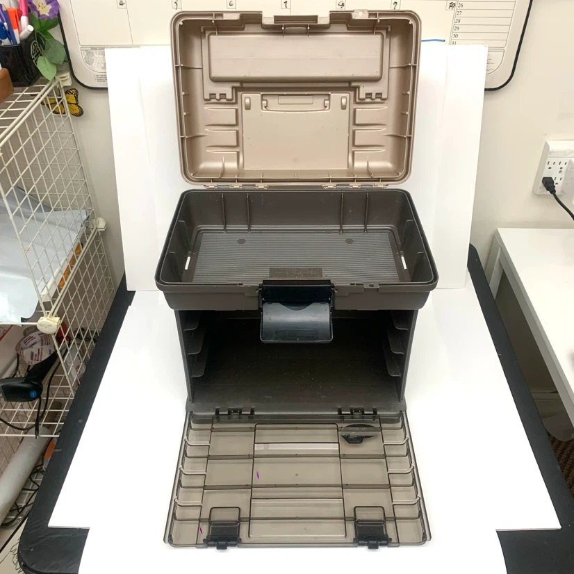 Fishing Tackle Box Organizer Storage Case - photo 2
