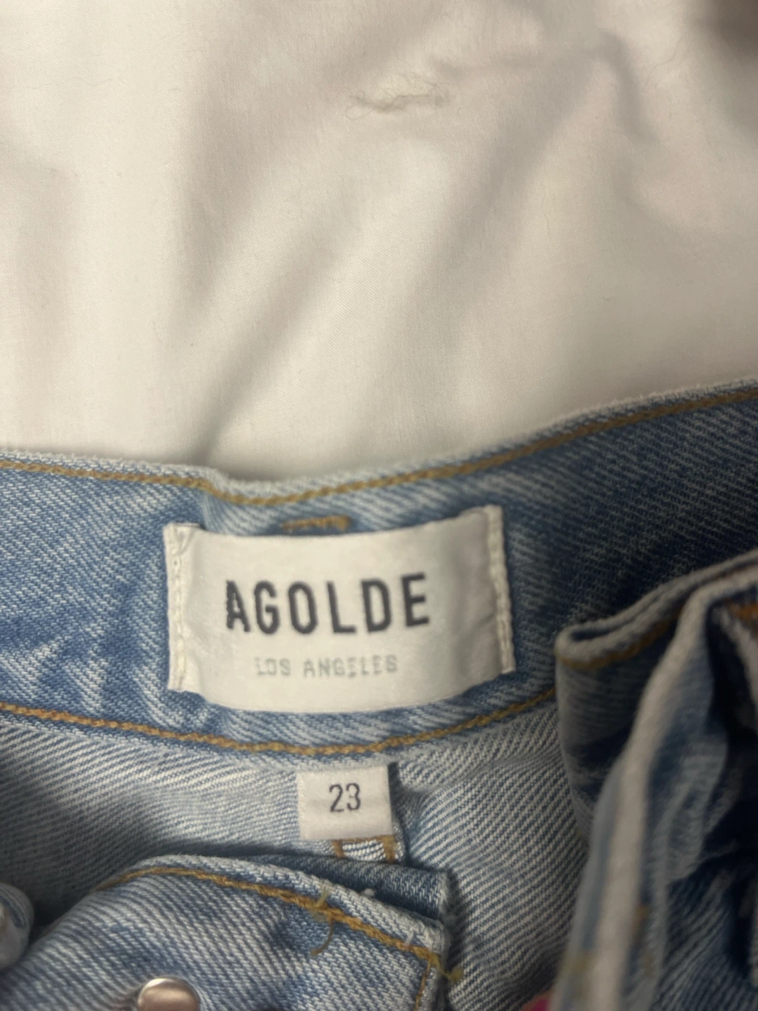AGOLDE Denim Shorts Size 23