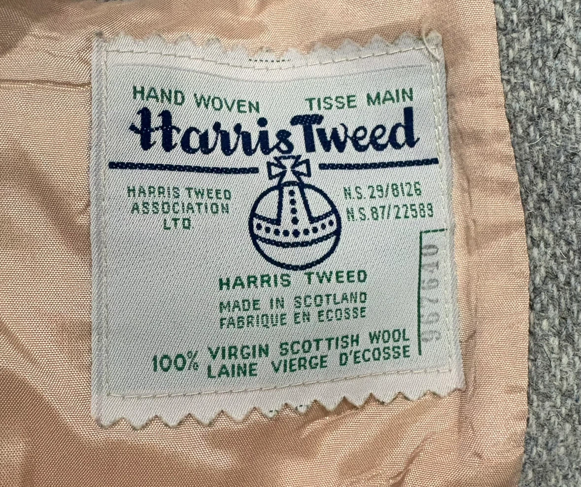 Harris Tweed Wool Blazer - Size 38 Reg - photo 3