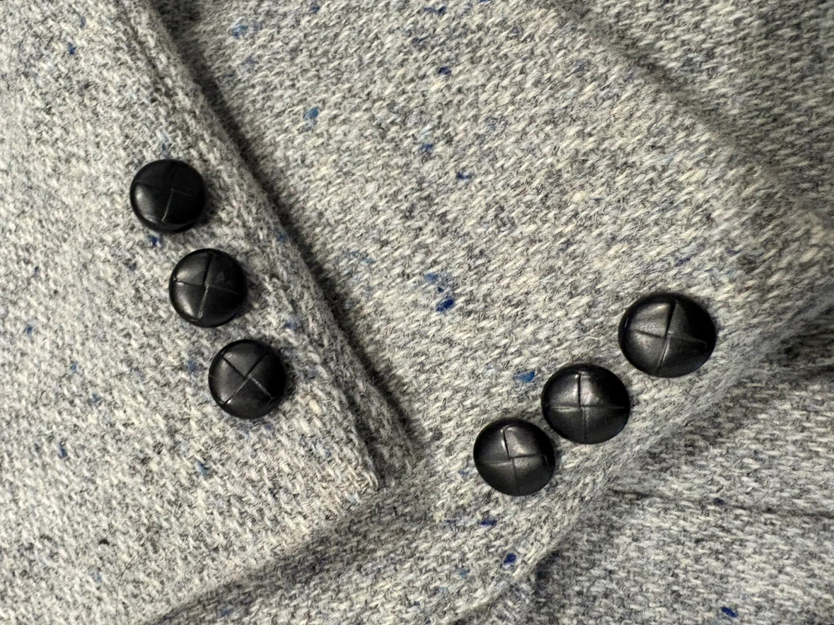 Harris Tweed Wool Blazer - Size 38 Reg - photo 5