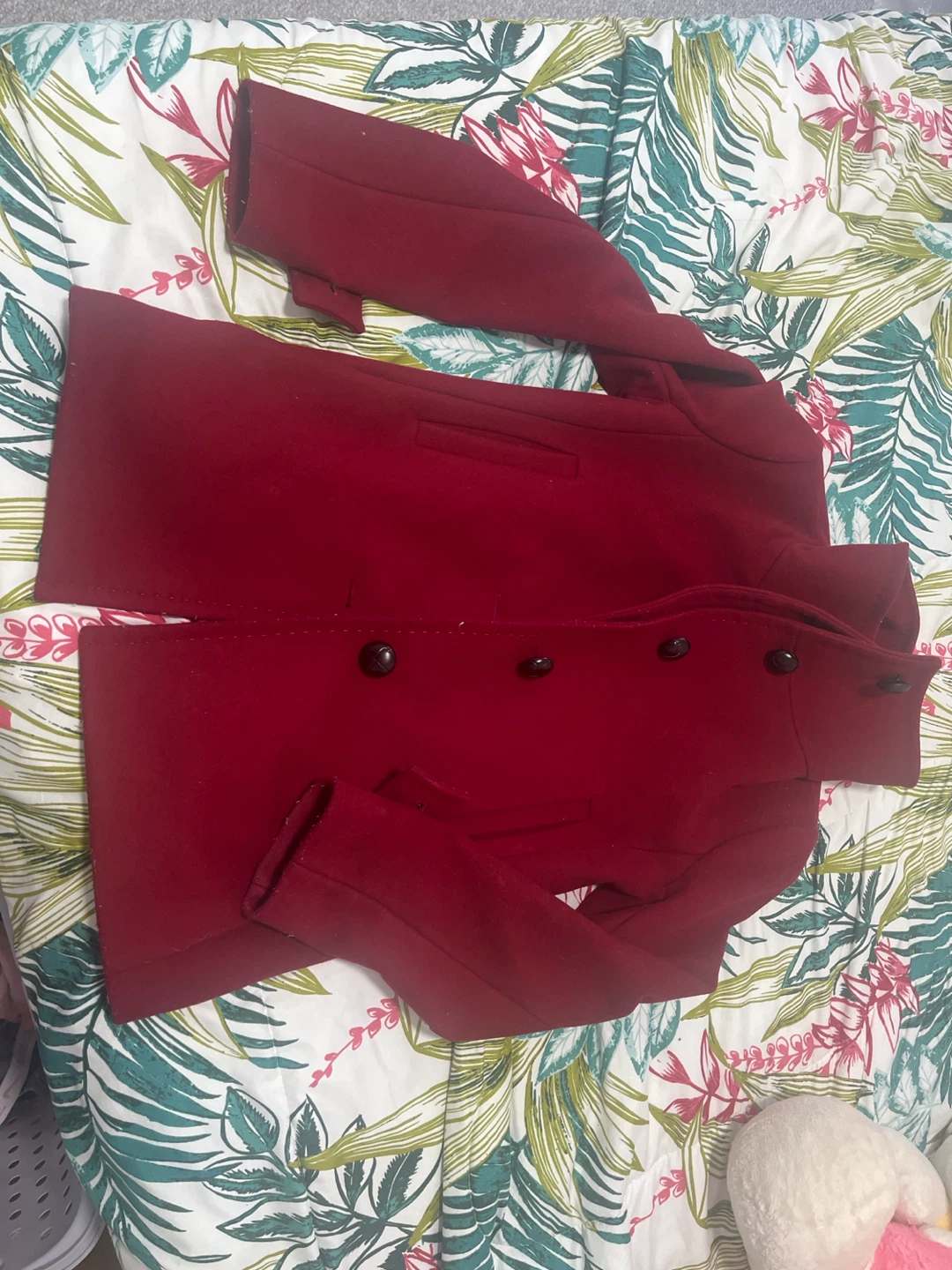Babaton Red Wool and Cashmere Coat - photo 2