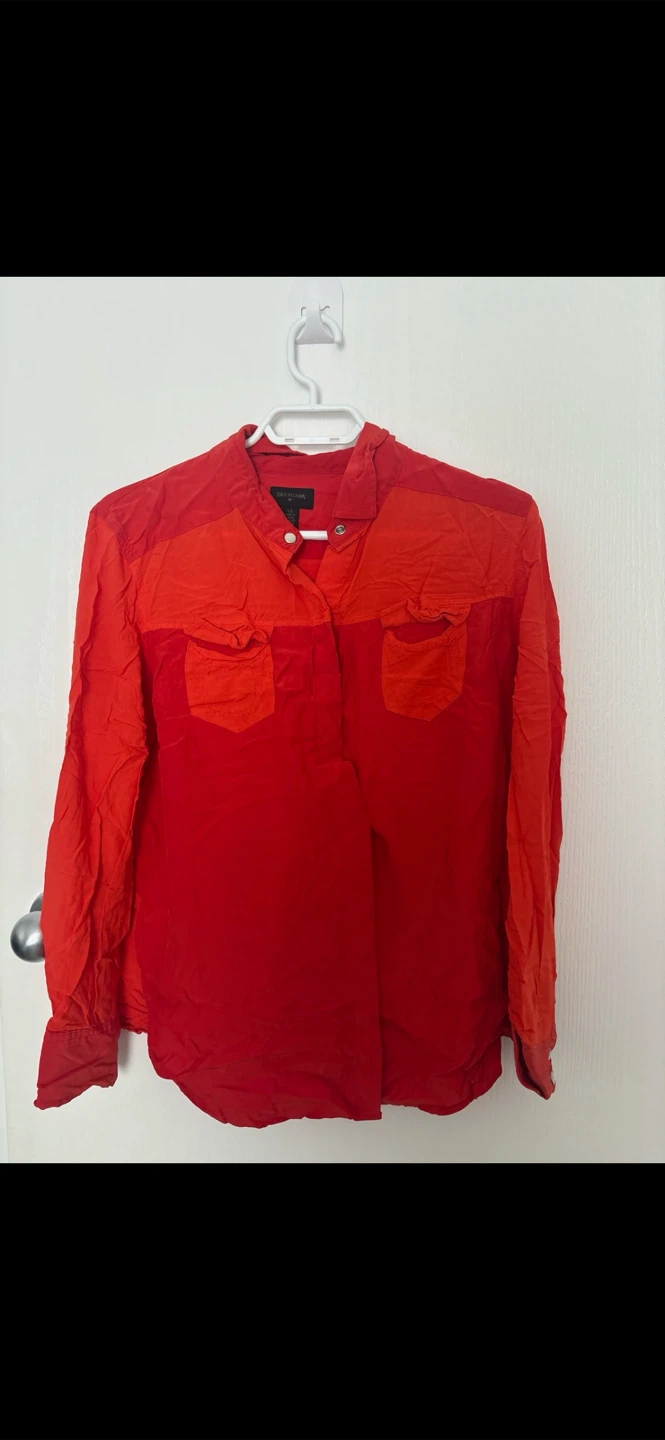 True Religion Red Button-Up Shirt - photo 2