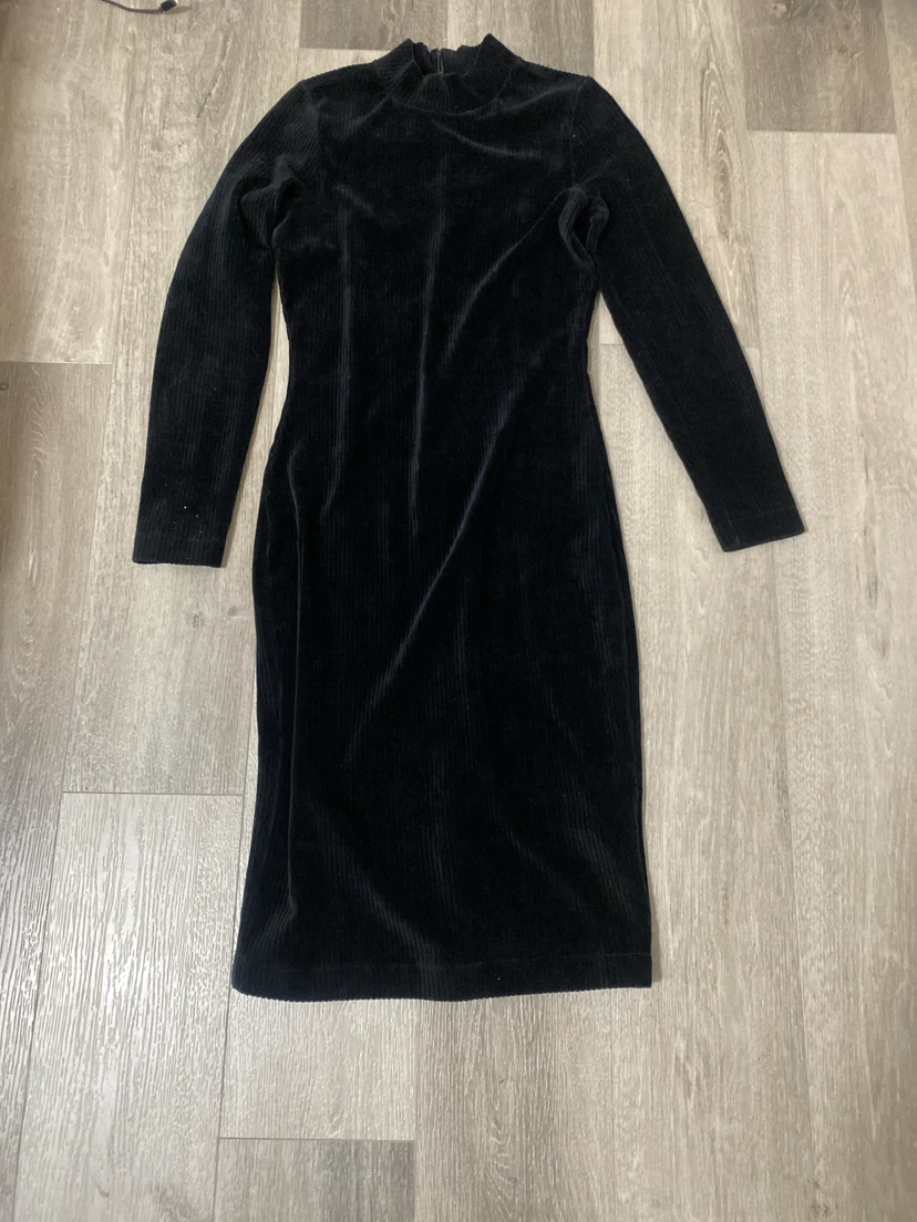 Reserved Black Corduroy Dress