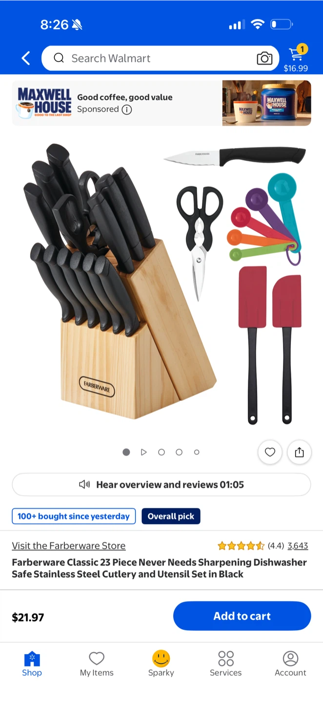 Farberware Classic 23-Piece Cutlery and Utensil Set - photo 2