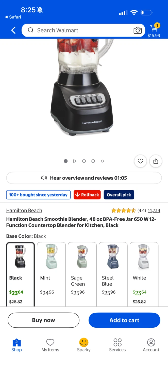 Hamilton Beach 48 oz Smoothie Blender - photo 2