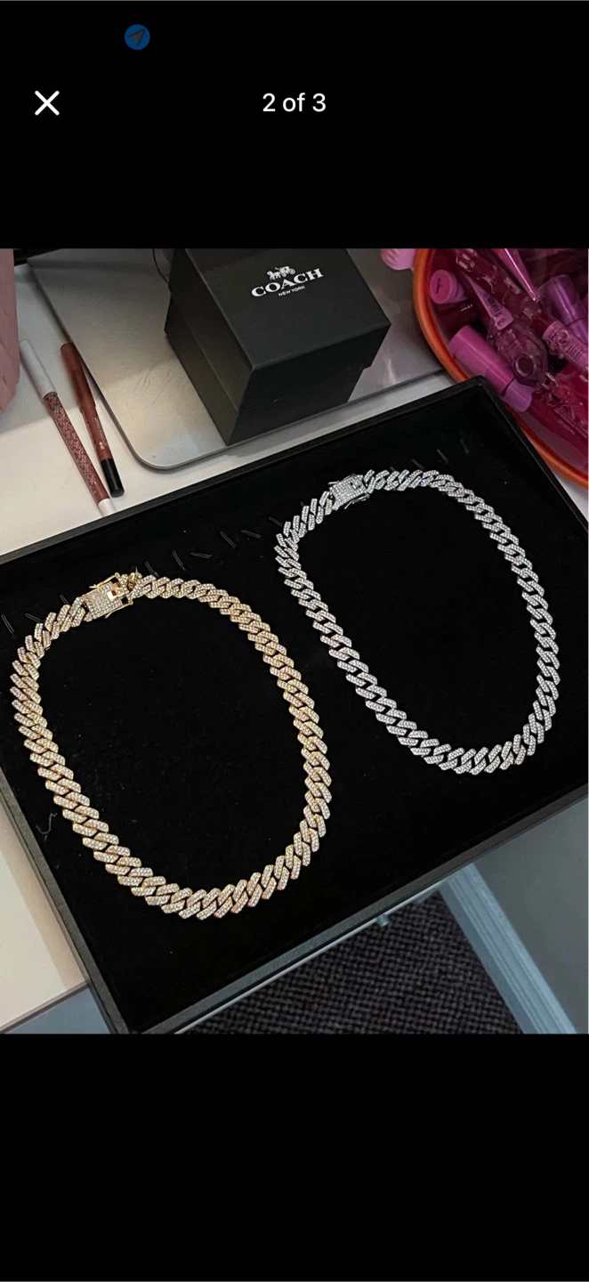 Iced Out Cuban Link Chains, Bracelets and Watches - photo 4