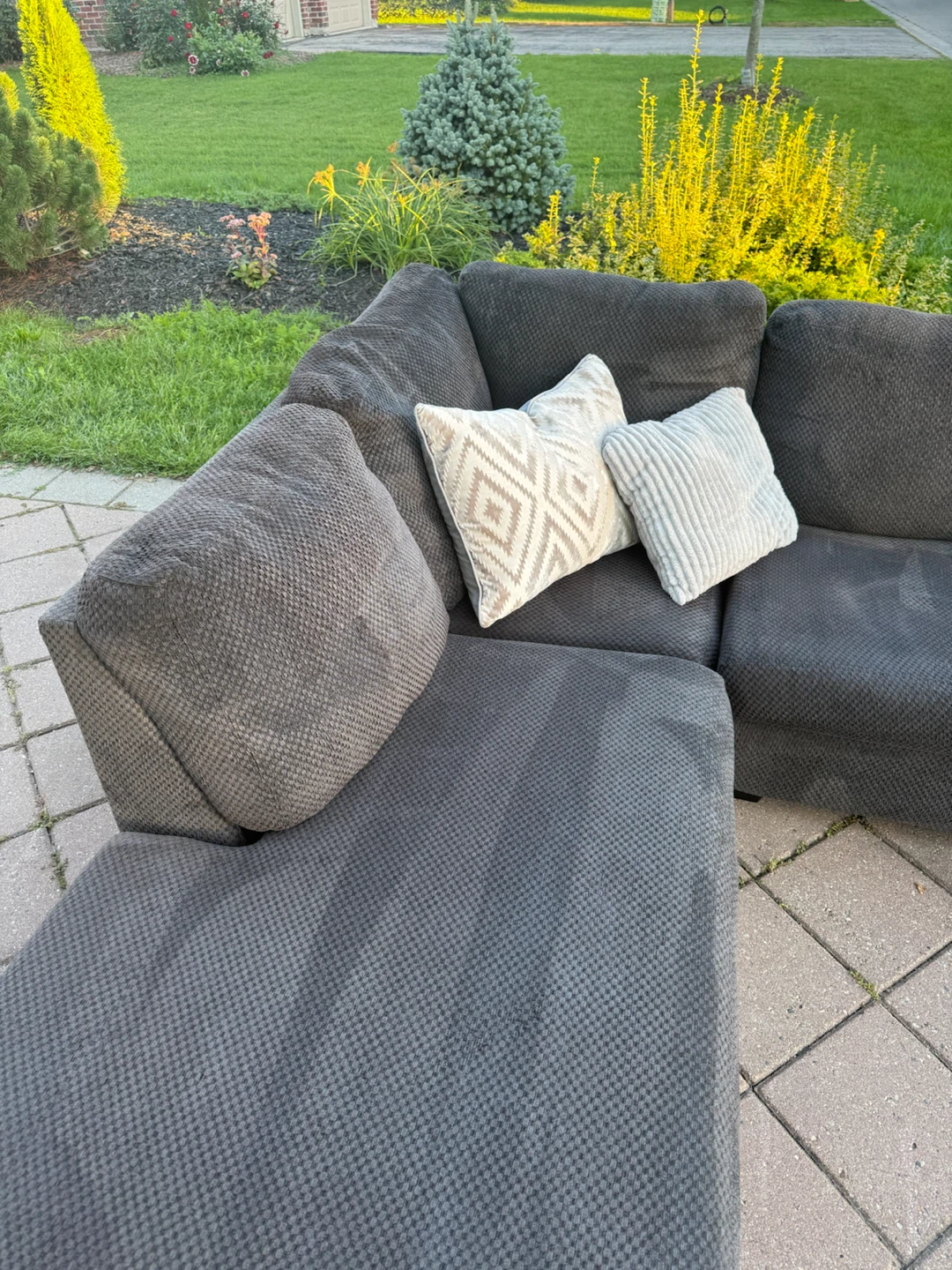 6 Seater Black Sectional - photo 2