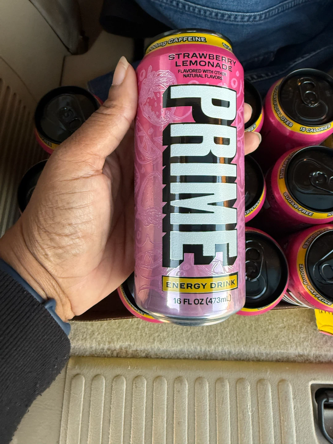 Prime Strawberry Lemonade Energy Drink