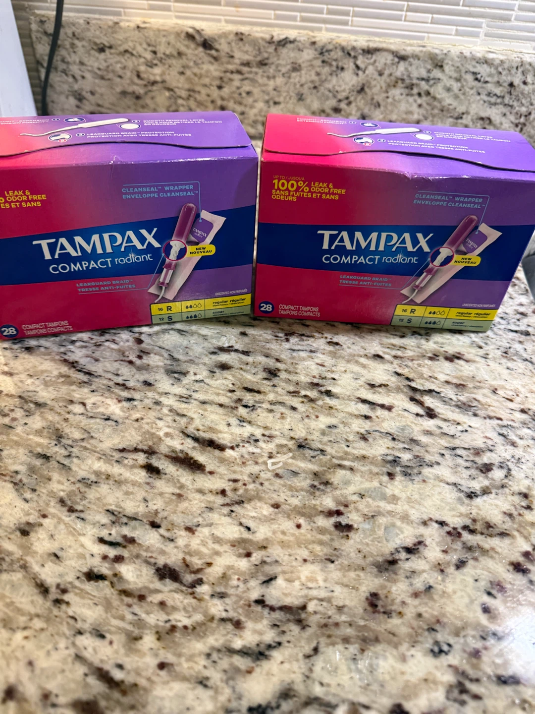Tampax Radiant and Compact Radiant Tampons - photo 2