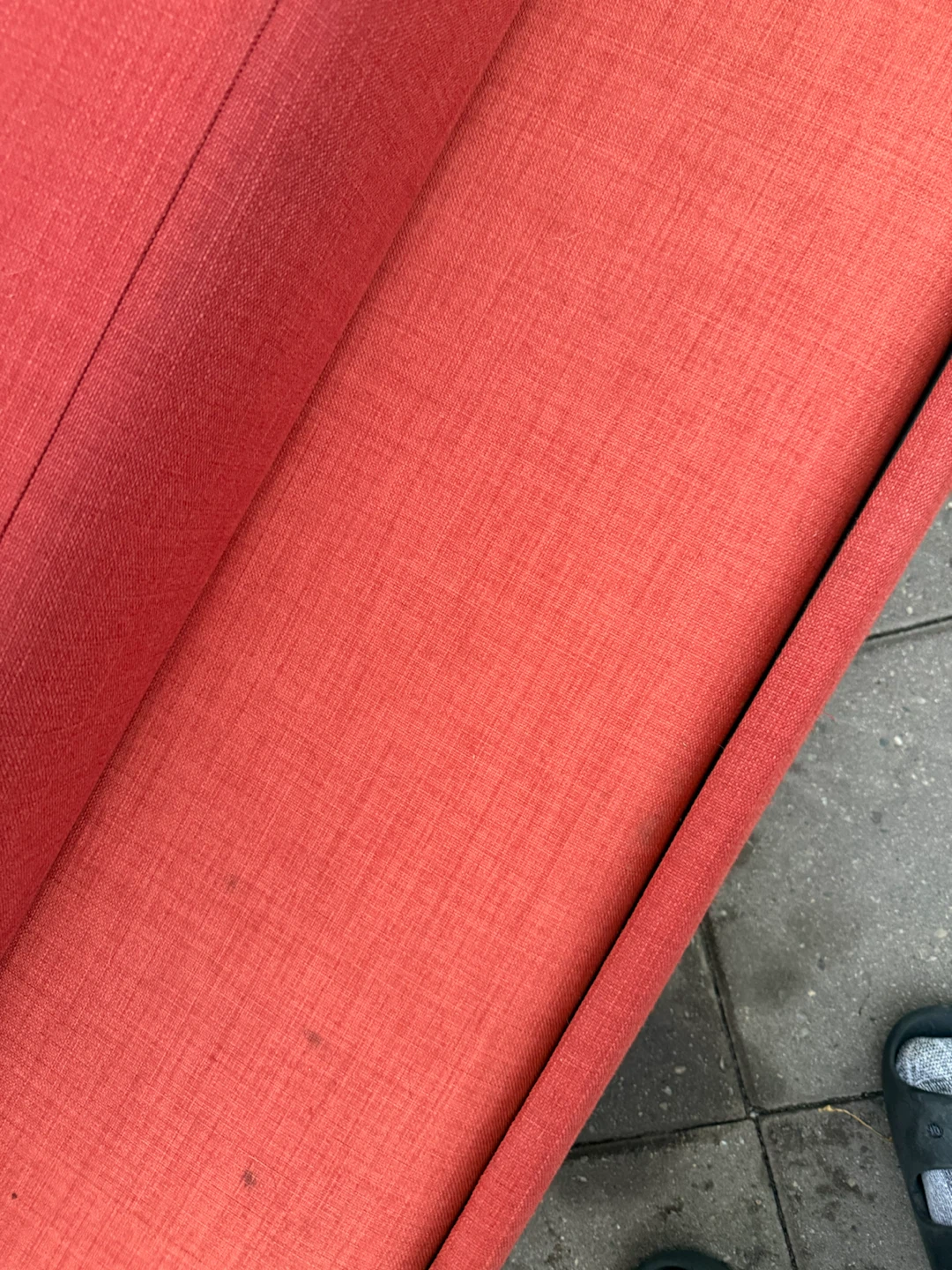 3 Seater Red IKEA Sectional - photo 5