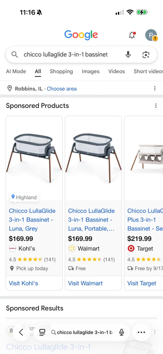 Chicco LullaGlide 3-in-1 Bassinet - photo 2