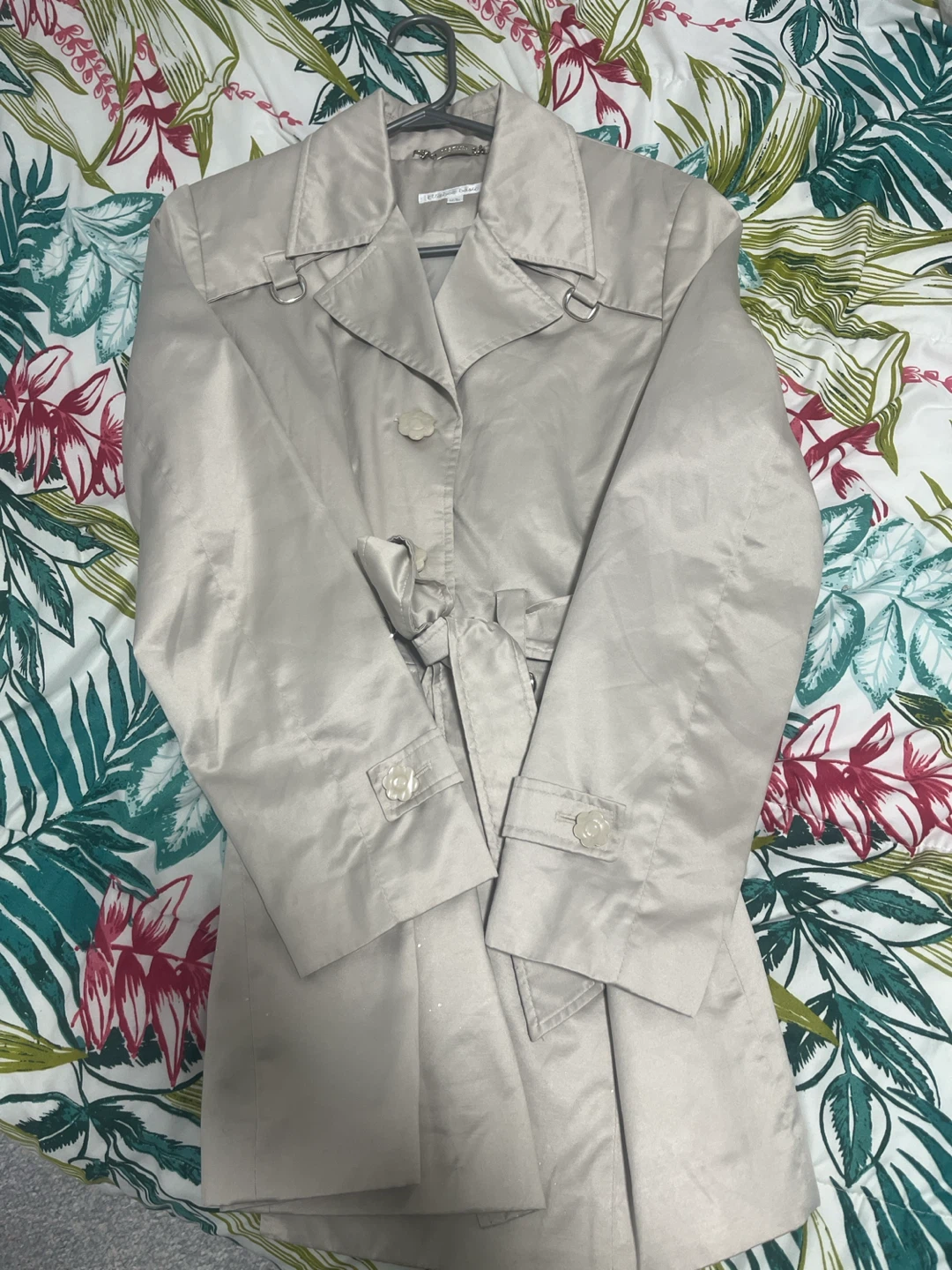 Ellabee Basic Beige Trench Coat - photo 2