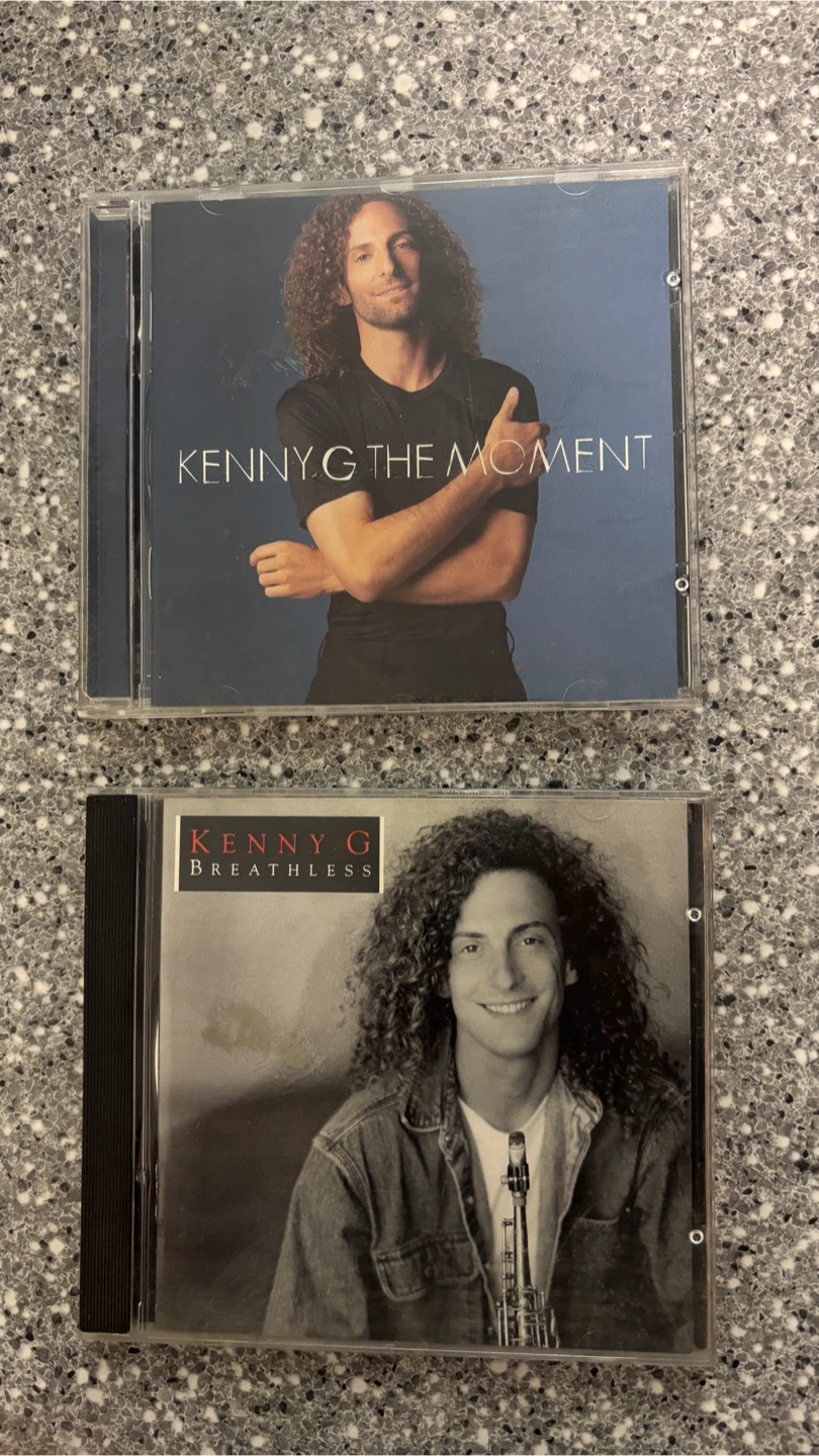 2 Kenny G Audio CDs: Breathless and The Moment