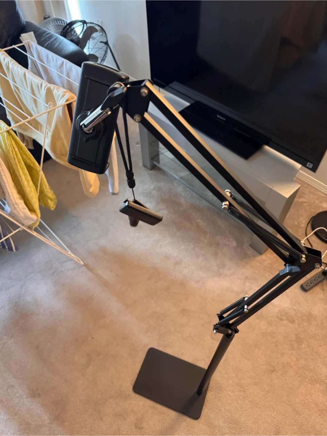 Adjustable Floor Stand for Tablet or Phone