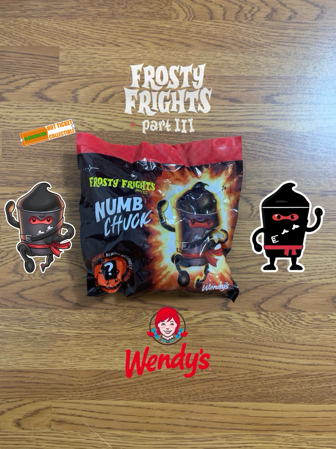 Wendy’s | Frosty Frights Part III Collectible (Numb Chuck)