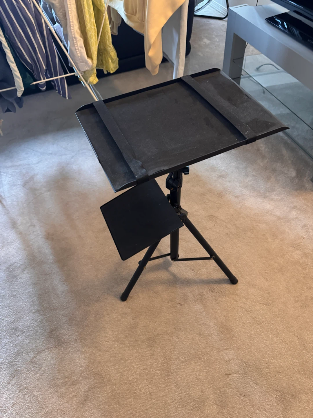Black Projector Tripod Stand