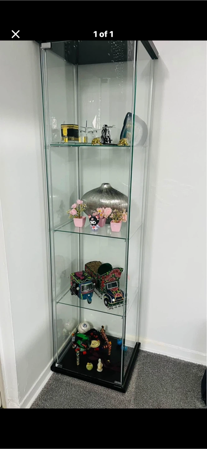 IKEA Detolf Glass Display Cabinet