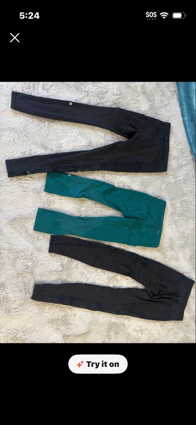 Three pairs of Lululemon leggings - photo 2