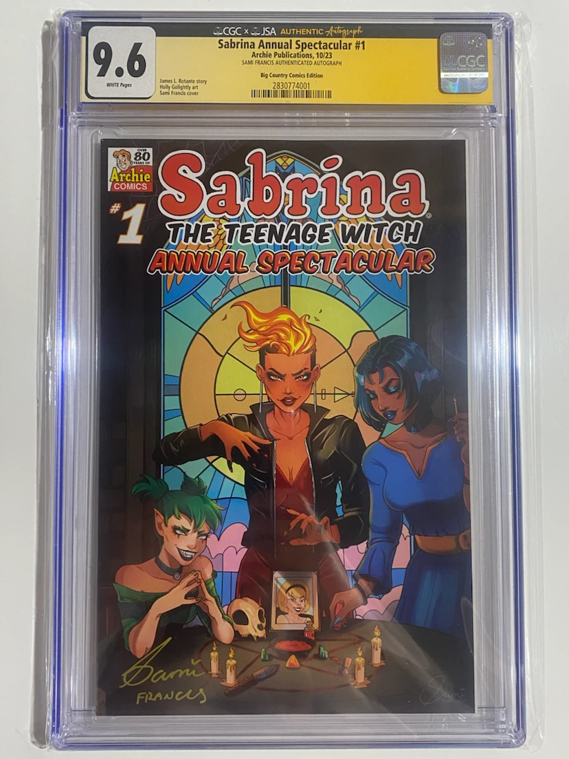 Archie Comics Sabrina The Teenage Witch  #1 Variant Signed CGC