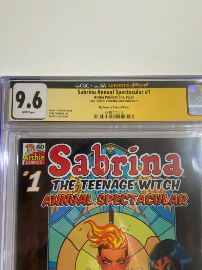 Archie Comics Sabrina The Teenage Witch  #1 Variant Signed CGC - photo 5