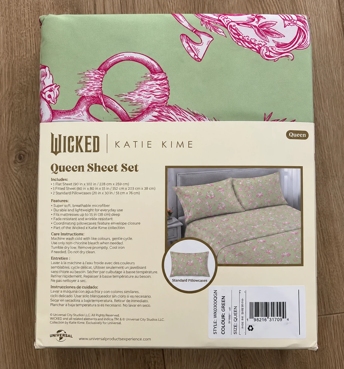 NEW - Wicked x Katie Kime Queen Sheet Set - photo 2
