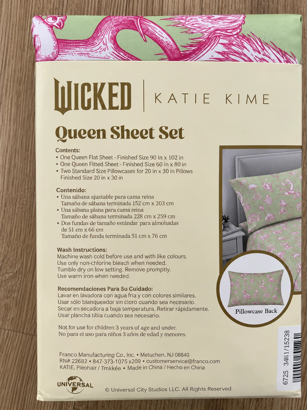 NEW - Wicked x Katie Kime Queen Sheet Set - photo 4