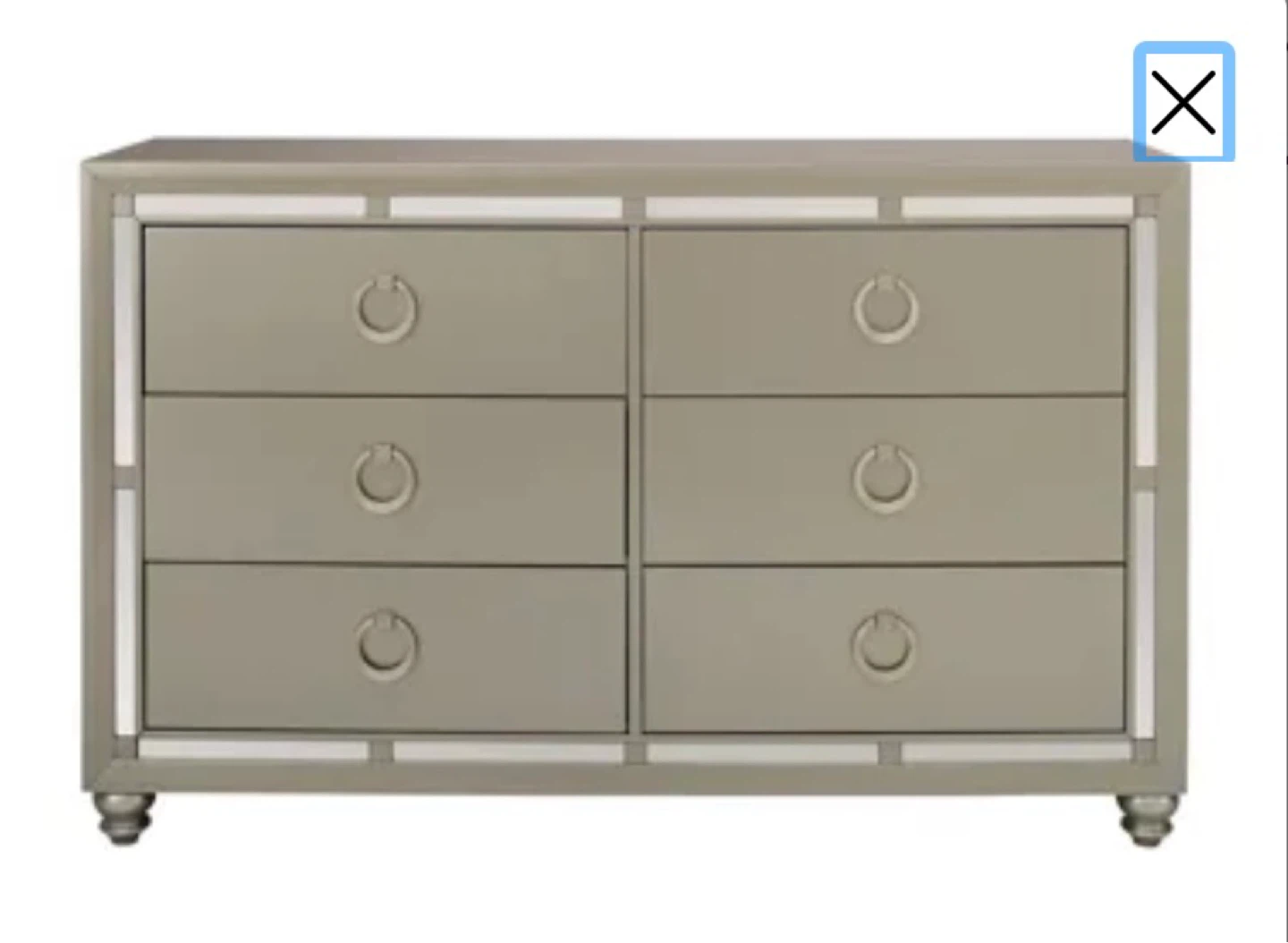 Glam Mirrored Bedroom Set - photo 5
