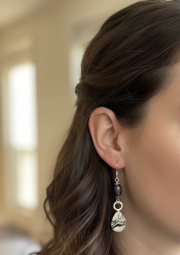 Dangle earrings - photo 2