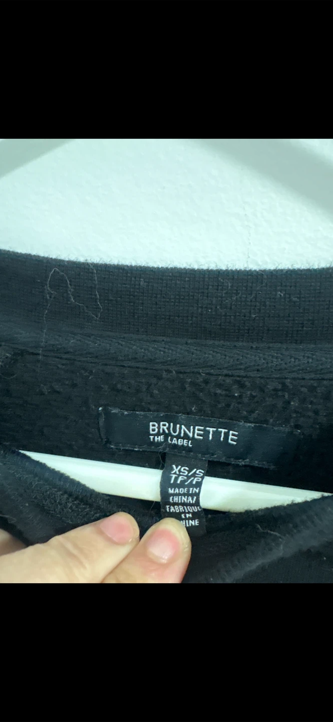 Brunette The Label Crewneck Sweatshirt