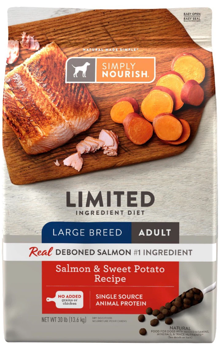 Simply Nourish Limited Ingredient Dog Food 30lb